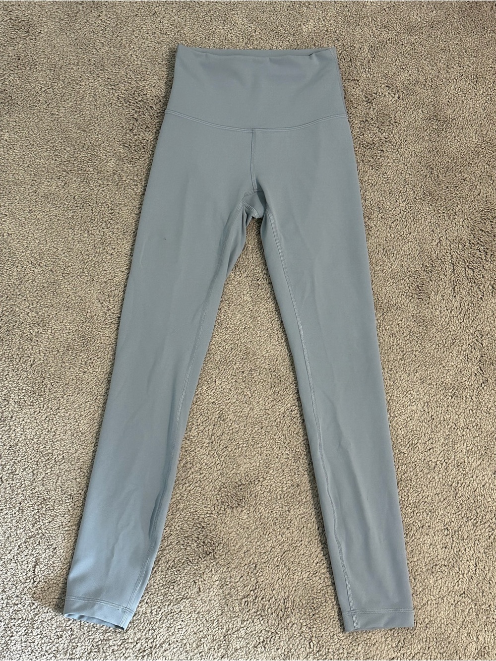 Lululemon light blue high-waisted leggings